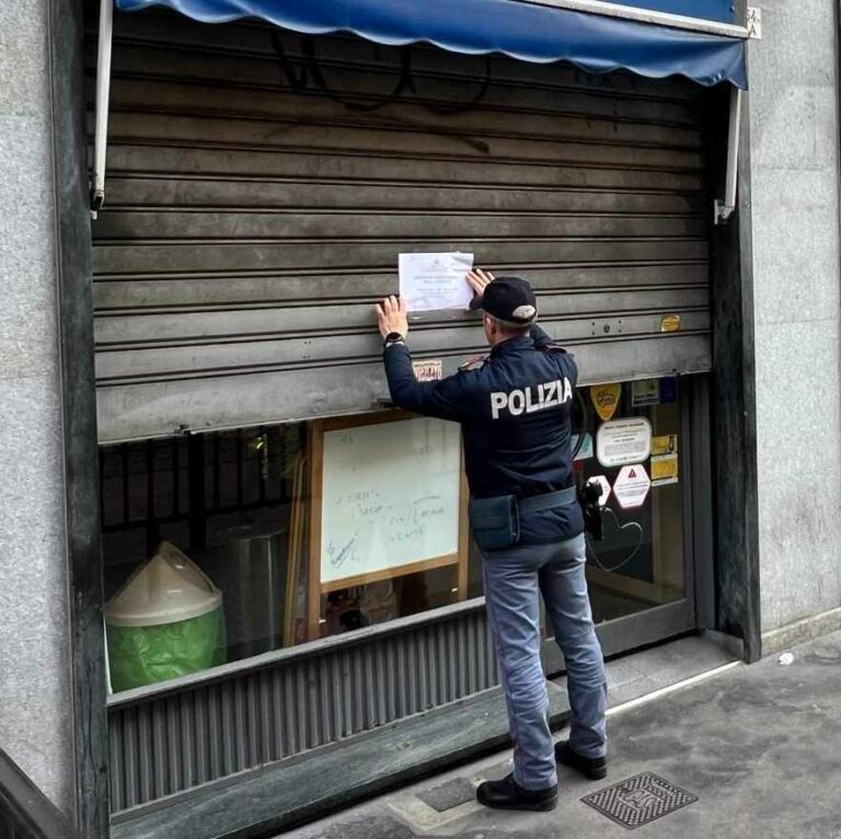 TORINO – Sospesa per 8 giorni la licenza di un bar in zona Aurora