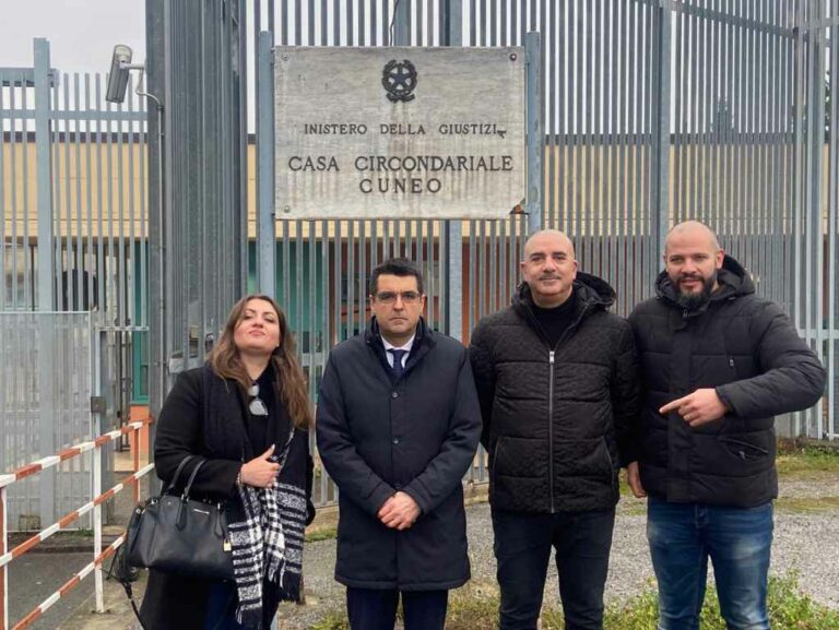 CUNEO – Visita in carcere dell’Assessore della Regione Piemonte Bussalino con i vertici del Sappe