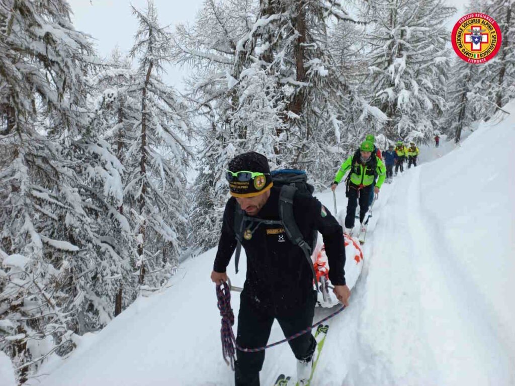 OULX – Scialpinisti travolti da valanga a Salbertrand e a Pragelato 1 valanga