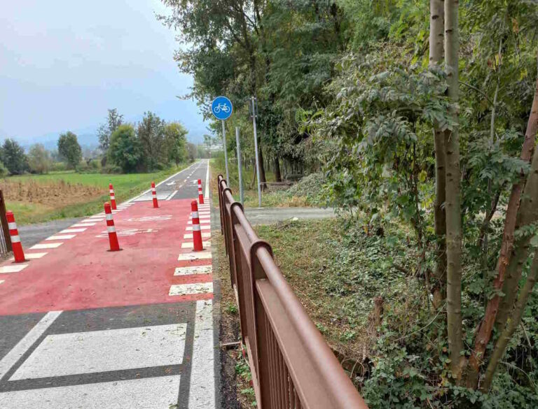 bricherasio barge pista ciclabile