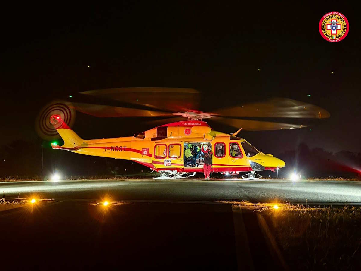 salvato escursionista bloccato sulla cresta del monte gragliasco