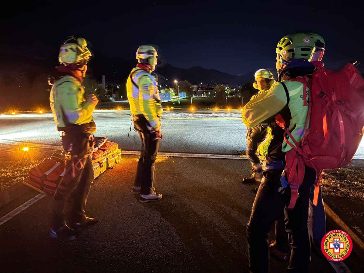 escursionista bloccato sulla cresta